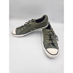 Converse CTAS Dainty Lucky Women's Lace-Up Olive Suede Casual Sneakers Sz 8